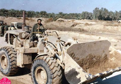 نقش ماشین آلات مهندسی رزمی در احداث استحکامات دفاعی در دوران دفاع مقدس