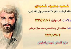 زندگی نامه شهید محمود شهبازی دستجردی